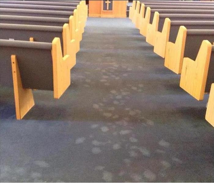 Church flooring flooded 