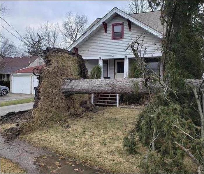 property damage after a storm 